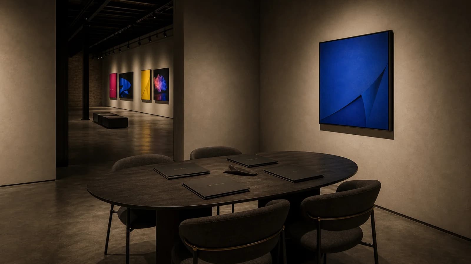 Sala privada de consulta de Arcadia Galería