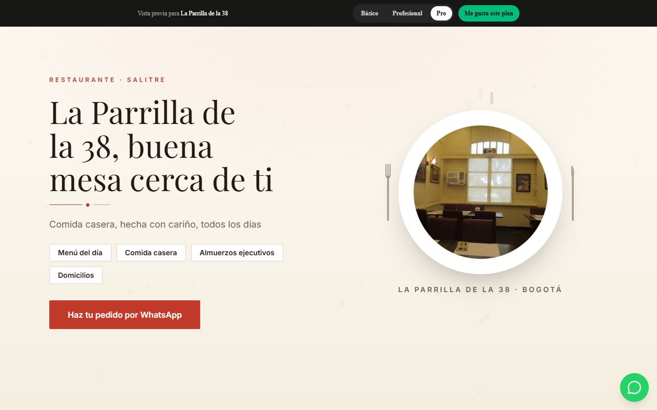 Referencia de La Parrilla de la 38