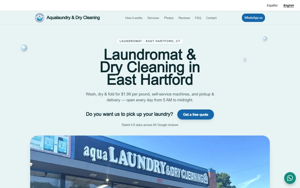 Reference for Aqualaundry & Dry Cleaning