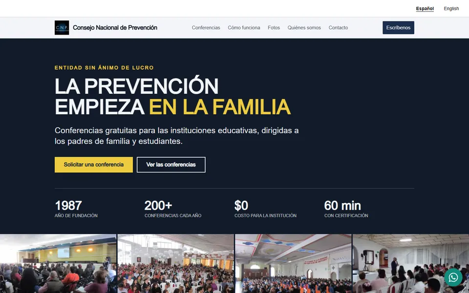 Referencia de Consejo Nacional de Prevención
