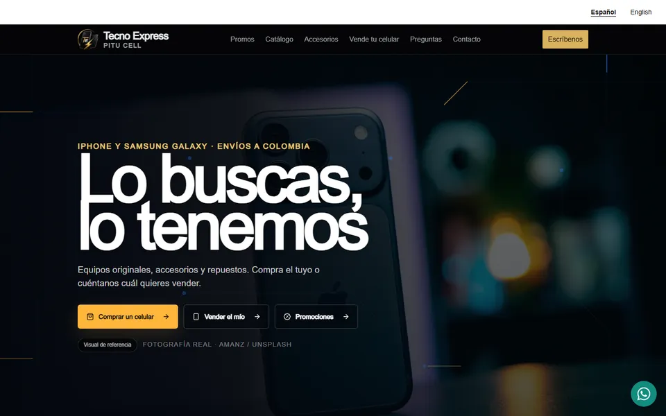 Referencia de Tecno Express